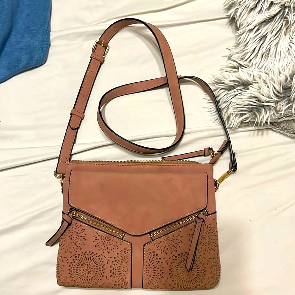 Cute dusty pink crossbody